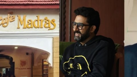 Big B and Abhishek enjoy south Indian delicacy at Cafe Madras