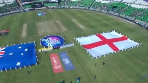 Champions Trophy: Major blunder as India’s national anthem played ahead of Aus-Eng game