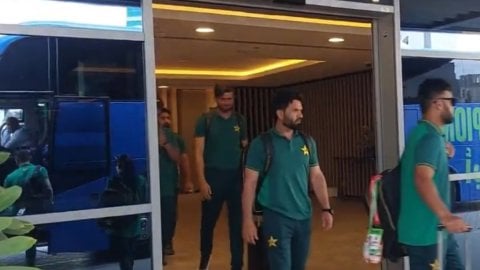 Champions Trophy: Pakistan team arrives in Dubai ahead of blockbuster match against India