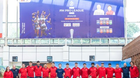 England men’s hockey team arrives in Bhubaneswar for FIH Pro League matches