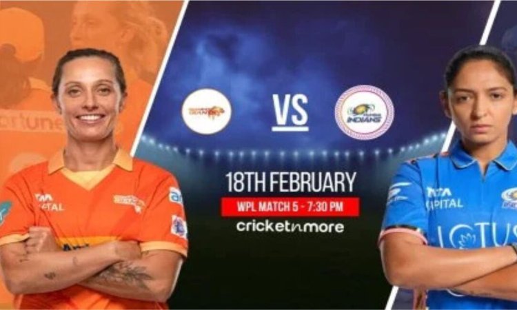 GJ-W vs MI-W Dream11 Prediction Match 5, Tata WPL 2025