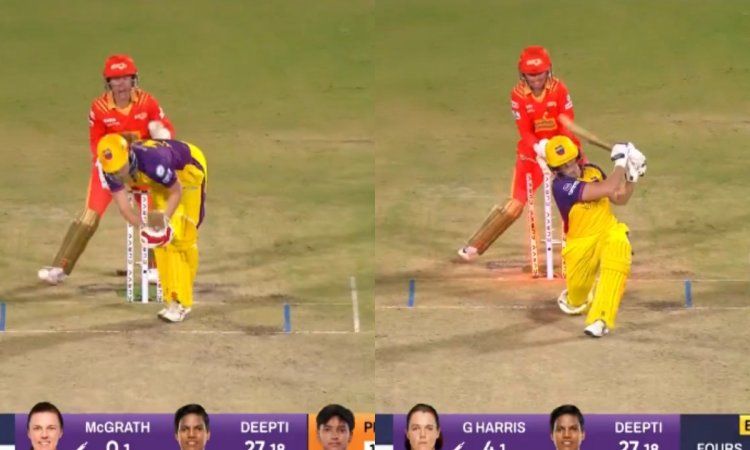 VIDEO: प्रिया मिश्रा ने एक ओवर में बदल दिया मैच, 3 गेंदों में चटका दिए 2 विकेट