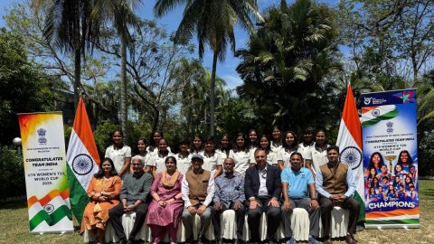 High Commission of India in Malaysia host triumphant U19 women's T20 WC team