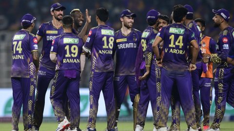Kolkata: IPL match between Kolkata Knight Riders and Rajasthan Royals at Eden Gardens