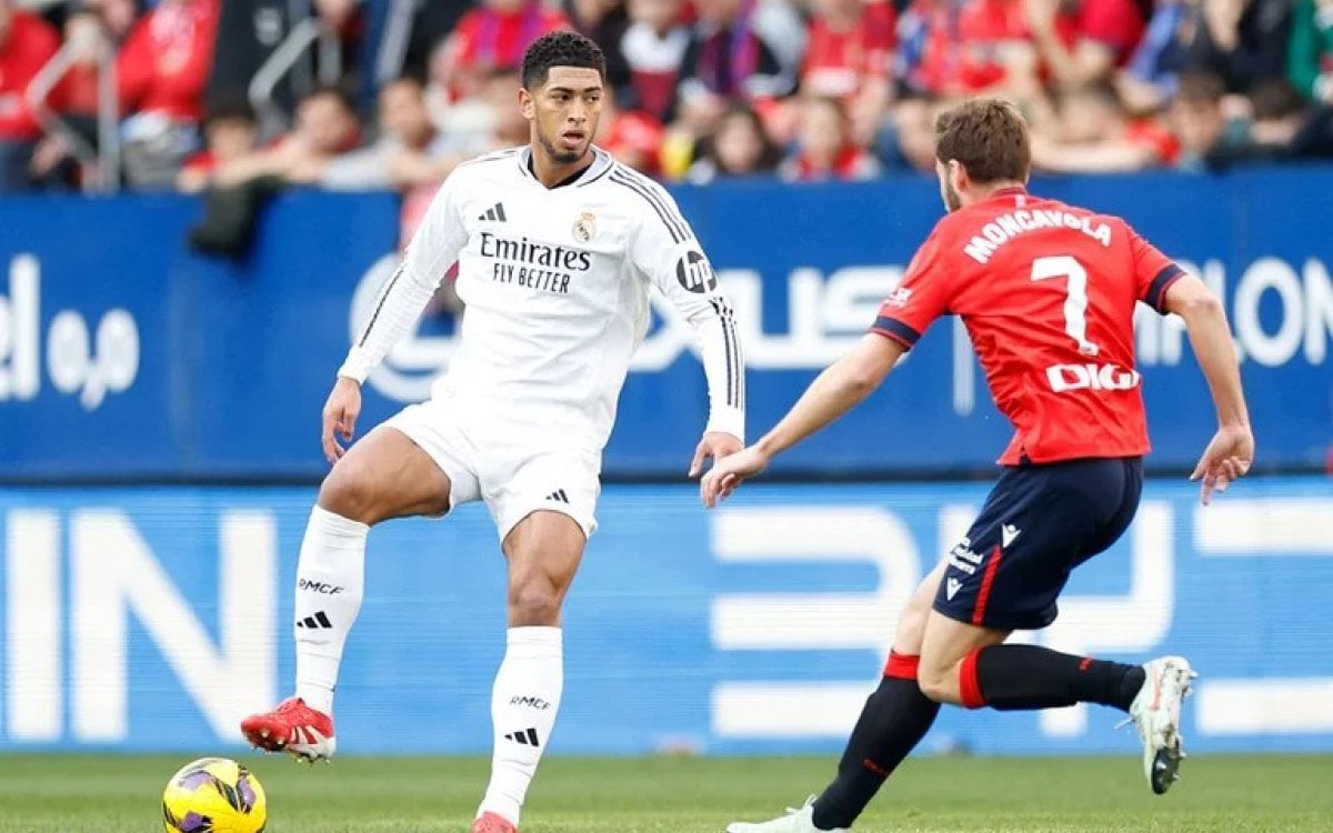 La Liga 10man Real Madrid Draws At Osasuna After Bellingham's Red