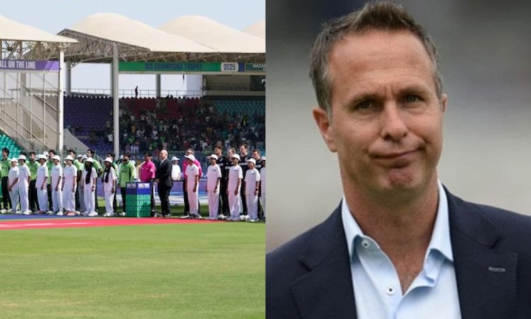 माइकल वॉन ने लिए पाकिस्तान के मज़े, चैंपियंस ट्रॉफी में खाली कुर्सियां देखकर बोले- 'भीड़ कहां है?'