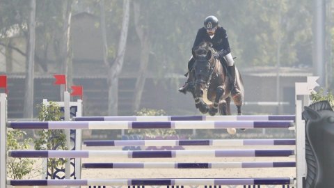 National Equestrian: Top stars in fray as Showjumping event kicks off in Meerut