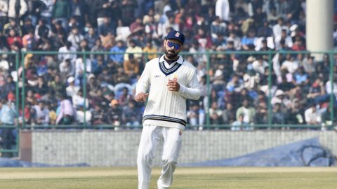 New Delhi: Indian cricketer Virat Kohli during the Ranji Trophy