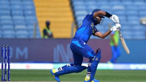 Pune : ICC Men's Cricket World Cup match between Sri Lanka and Afghanistan 