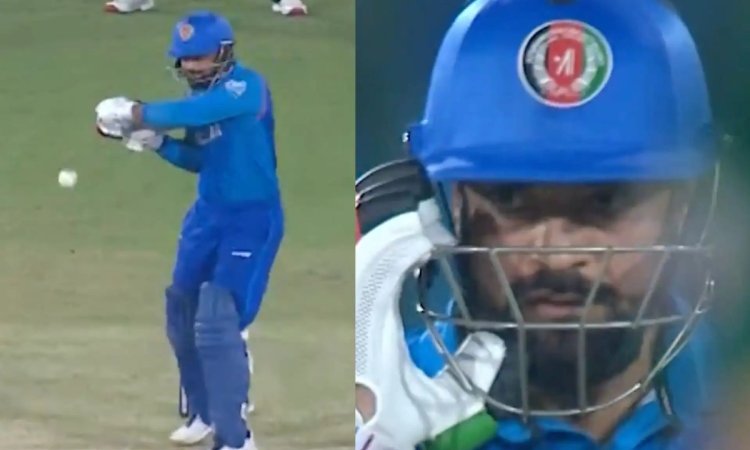 VIDEO: राशिद खान ने खड़े-खड़े मारा एनगिडी को छक्का, झूम उठे अफगान फैंस