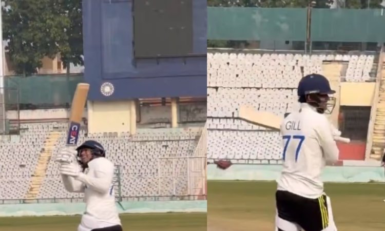 VIDEO: चैंपियंस ट्रॉफी से पहले जमकर पसीना बहा रहे हैं शुभमन गिल, ट्रेनिंग का वीडियो हुआ वायरल