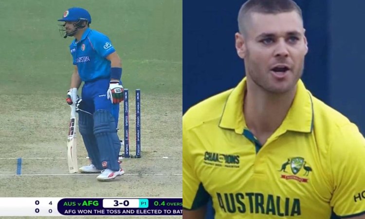 VIDEO: स्पेंसर जॉनसन ने डाली CT 2025 की बेस्ट बॉल! गुरबाज़ को कर दिया क्लीन बोल्ड