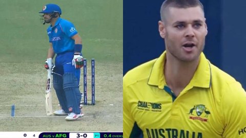 VIDEO: स्पेंसर जॉनसन ने डाली CT 2025 की बेस्ट बॉल! गुरबाज़ को कर दिया क्लीन बोल्ड