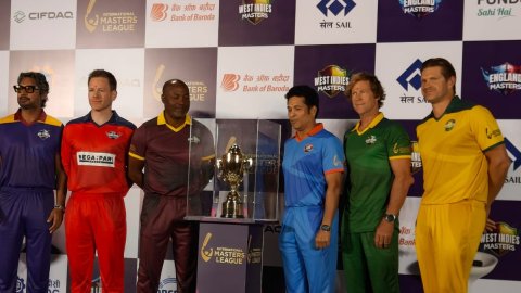 Tendulkar, Lara, Sanga set to renew rivalry as IML unveils the trophy for inaugural season