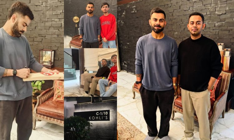 कोहली के गुड़गांव वाले घर के बाहर पूरी रात खड़े रहे फैंस, विराट ने घर के अंदर बुलाकर दिया ऑटोग्राफ