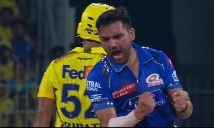 CSK ने छोड़ा, MI ने मौका दिया… दीपक चाहर की विकेट लेकर बदली बॉडी लैंग्वेज; देखिए VIDEO