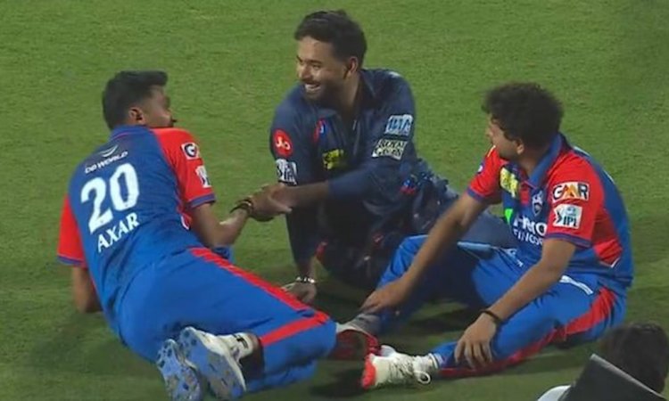 मैदान पर भिड़ंत, बाहर दोस्ती – अक्षर, कुलदीप और पंत की मस्ती वायरल; देखिए  VIDEO