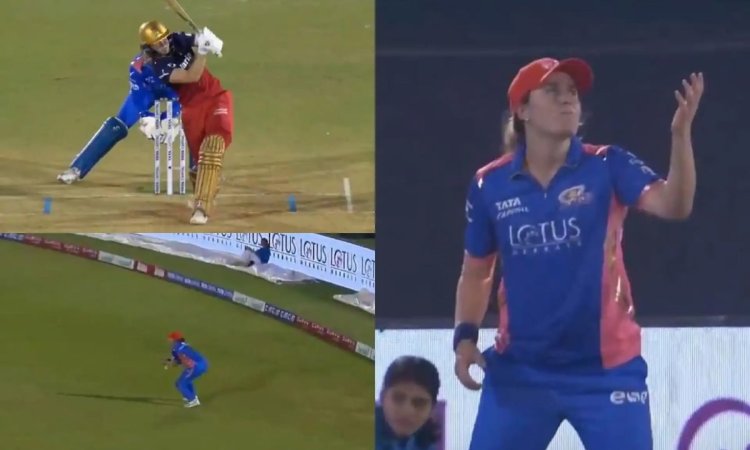 VIDEO: फ्लडलाइट्स बना विलेन, नेट स्किवर से छूटी आसान कैच, पेरी ने कर दिया बवाल 