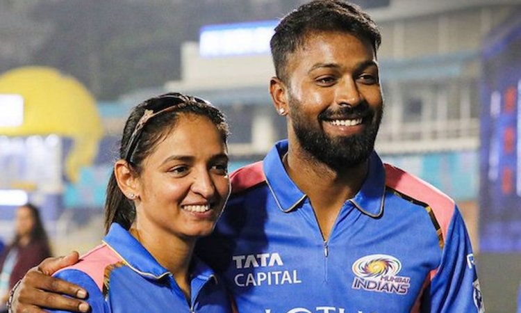 WATCH: Hardik और Harmanpreet की कप्तानी जोड़ी का स्पेशल मोमेंट, MI की जीत पर बांटी जीत की खुशी