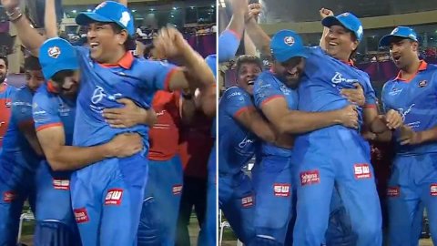 India Masters defeated West Indies Masters by 6 wickets in the final to win the Inaugural IMLT20 अंबाती रायडू ने जड़ा तूफानी पचास, सचिन तेंदुलकर वाली इंडिया ने वेस्टइंडीज को रौंदकर जीता इंटरनेशनल म