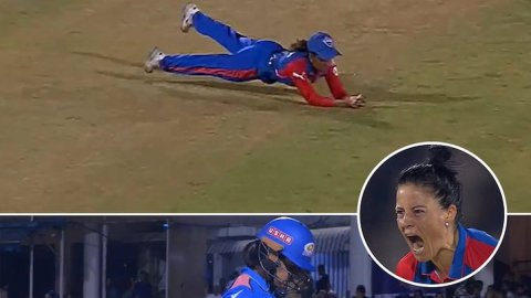 VIDEO: जेमिमा रोड्रिग्स ने हवा में उड़कर पकड़ा कमाल का कैच, यास्तिका भाटिया को लौटाया पवेलियन