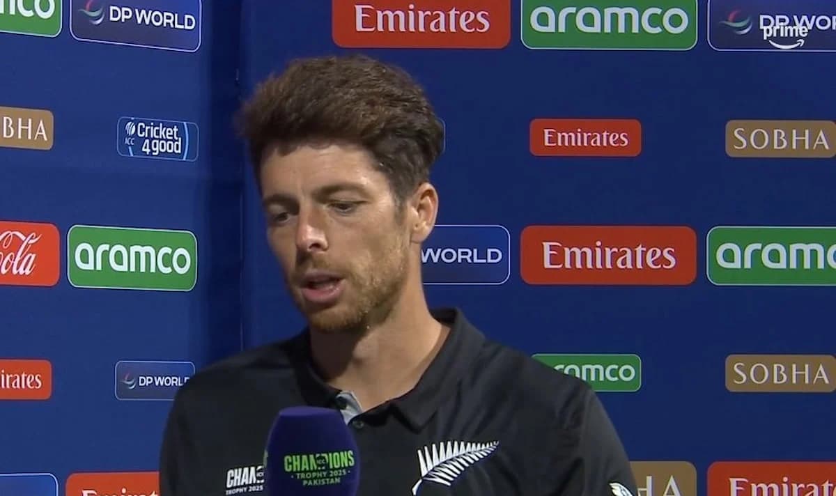 Mitchell Santner Says Reaching The Final Is A Great Feeling Ready For A Thrilling Clash Against Indi ரச்சின் - வில்லியம்சன் எங்களுக்கான அடித்தளத்தை அமைத்தனர் - மிட்செல் சான்ட்னர்!