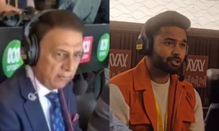 सुनील गावस्कर की फेमस 'Stupid, Stupid, Stupid' कमेंट्री की ऋषभ पंत ने की नकल, वीडियो वायरल 