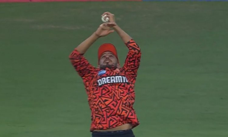 SRH के मनोहर ने हवा में उड़कर लपका कमाल का कैच, जायसवाल हैरान; देखिए VIDEO