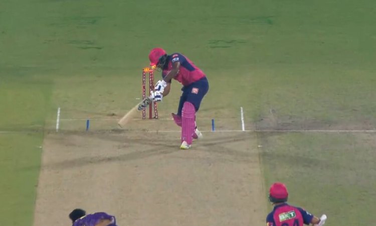 VIDEO: स्टंप्स उखड़े, वैभव अरोड़ा की यॉर्कर का जादू, संजू सैमसन क्लीन बोल्ड