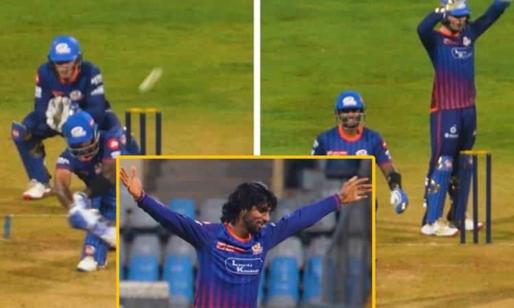 WATCH: तिलक वर्मा के बॉलिंग स्वैग के आगे चूक गए सूर्या, 'बो डाउन' सेलिब्रेशन ने लूटी महफिल