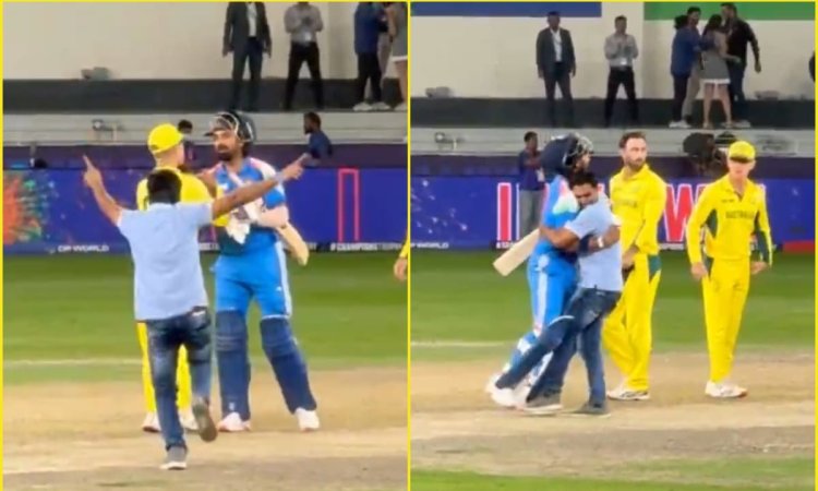 क्या आपने देखा KL Rahul का जबरा फैन? ग्राउंड में घुसकर स्टार विकेटकीपर बैटर को लगा लिया था गले; देखे
