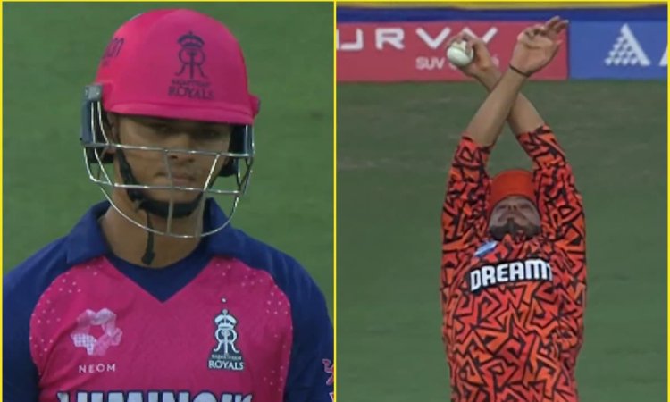 Yashasvi Jaiswal के उड़ गए तोते! Abhinav Manohar ने एक हाथ से पकड़ा ऐसा करिश्माई कैच; देखें VIDEO