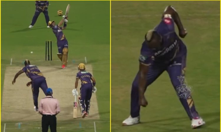क्या आपने देखा Andre Russell का नया सेलिब्रेशन? Rahmanullah Gurbaz को क्लीन बोल्ड करके ऐसे मनाया जश्