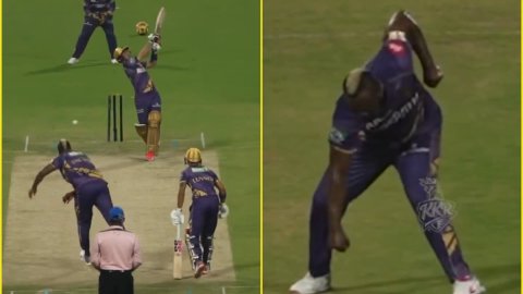 क्या आपने देखा Andre Russell का नया सेलिब्रेशन? Rahmanullah Gurbaz को क्लीन बोल्ड करके ऐसे मनाया जश्