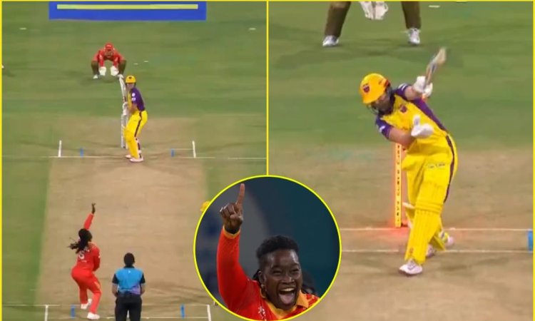 Deandra Dottin ने WPL में डाली ड्रीम डिलीवरी, क्लीन बोल्ड हो गईं Georgia Voll; देखें VIDEO