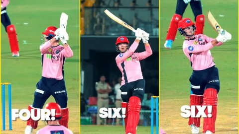 Jake Fraser-McGurk ने की Delhi Capitals के गेंदबाज़ों की बुरी सुताई, नेट्स में ठोके चौके-छक्के; देखे Jake Fraser-McGurk ने की Delhi Capitals के गेंदबाज़ों की बुरी सुताई, नेट्स में ठोके चौके-छक्के; देखे
