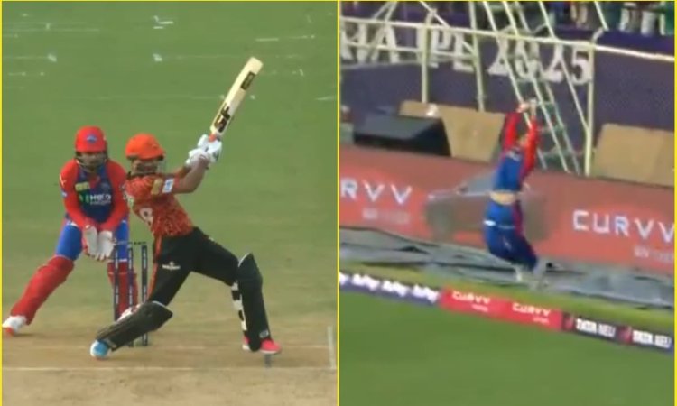 JFM ने दिया करिश्मे को अंजाम, बाउंड्री पर पकड़ा अनिकेत वर्मा का महाबवाल कैच; देखें VIDEO