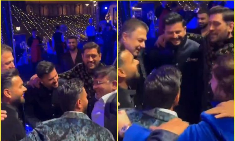 Suresh Raina और Rishabh Pant के साथ जमकर ठिरके MS DHONI! क्या आपने देखा Thala के डांस का VIDEO