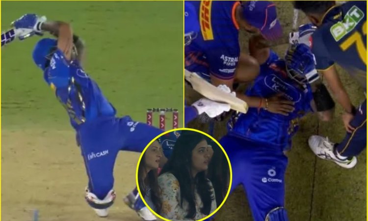 WATCH: सूर्यकुमार यादव के सिर पर लगा सनसनाता बाउंसर, फिर जो हुआ वाइफ Devisha की भी अटक गई सांसे 