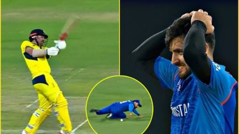 Rashid Khan से हो गई थी भारी मिस्टेक! छोड़ दिया था Travis Head का हाथ में आया कैच; देखें VIDEO