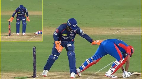 Live Match में दिया धक्का और फिर गिरा दिए बेल्स, क्या आपने देखा Rishabh Pant और Kuldeep Yadav का ये 