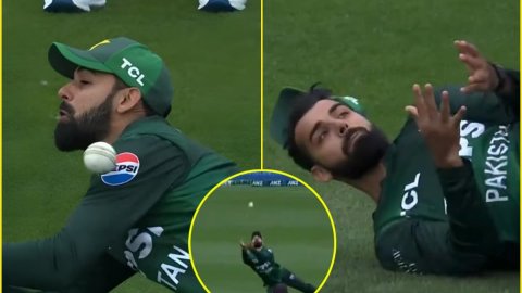 Shadab Khan ने भी करा दी पाकिस्तानी टीम की फजीहत! छोड़ दिया हाथों में आया लड्डू कैच; देखें VIDEO