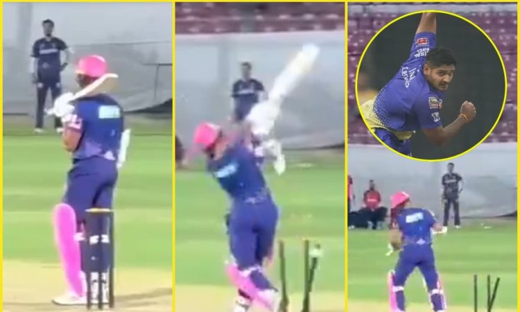 WATCH: तुषार देशपांडे Rocked यशस्वी जायसवाल Shocked! सनसनाता बॉल डालकर किया क्लीन बोल्ड और उड़ा दिए 