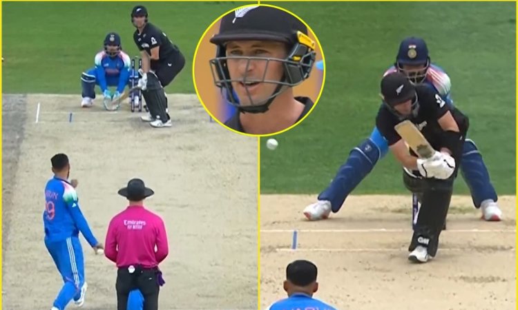 CT 2025 Final: Will Young की हुई बत्ती गुल! Varun Chakaravarthy की सीधी बॉल पर हो गए OUT; देखें VIDE