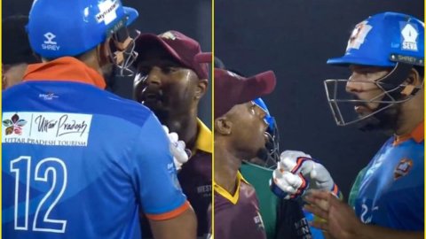 IMLT20 के फाइनल में हुआ महाबवाल! Yuvraj Singh और Tino Best के बीच हो गई भयंकर लड़ाई; देखें VIDEO IMLT20 के फाइनल में हुआ महाबवाल! Yuvraj Singh और Tino Best के बीच हो गई भयंकर लड़ाई; देखें VIDEO
