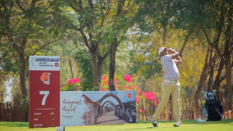 Ahmedabad Open golf: Thangaraja pulls ahead into an imposing five-shot lead in Round 3