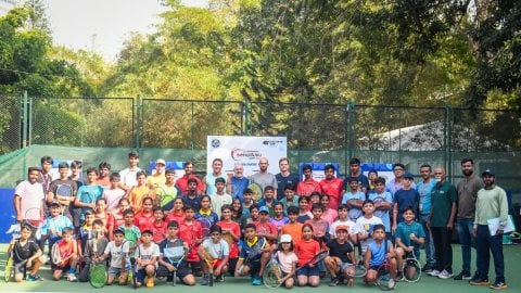 Bengaluru Open: Young talents train with national, and international stars at tennis clinic