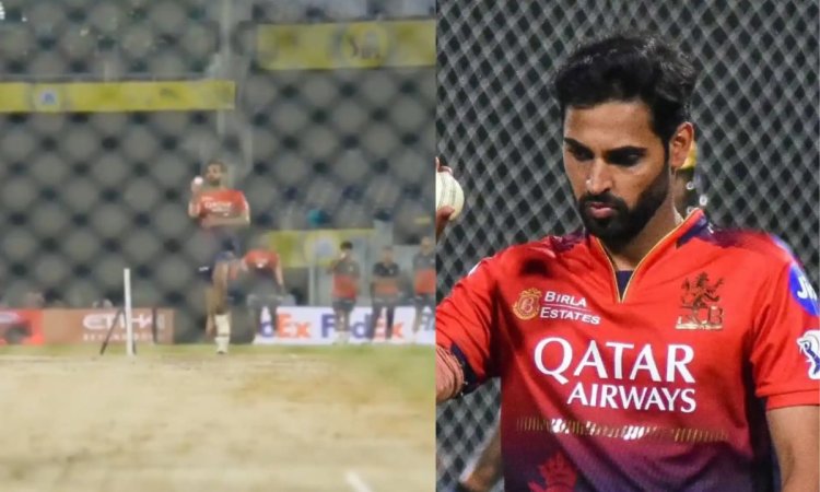 VIDEO: RCB फैंस के लिए खुशखबरी, नेट्स में खतरनाक यॉर्कर्स डाल रहे हैं भुवनेश्वर कुमार