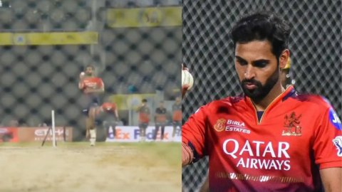 VIDEO: RCB फैंस के लिए खुशखबरी, नेट्स में खतरनाक यॉर्कर्स डाल रहे हैं भुवनेश्वर कुमार VIDEO: RCB फैंस के लिए खुशखबरी, नेट्स में खतरनाक यॉर्कर्स डाल रहे हैं भुवनेश्वर कुमार