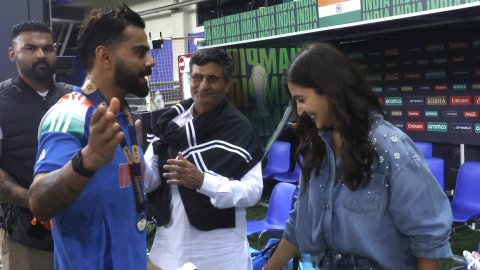 Champions Trophy: Virat-Anushka share a warm hug after India's title win in Dubai